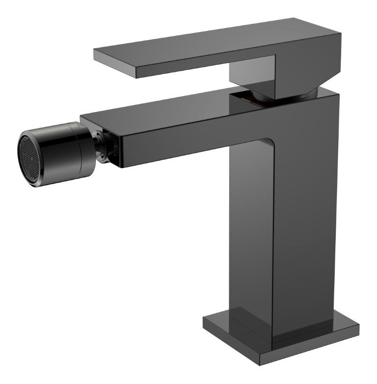 Смеситель для биде Boheme Qubic Shine Gun Metal 476-SGM