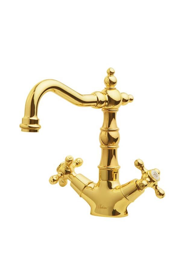 Смеситель для раковины высокий Boheme Tradizionale Oro Золото 292