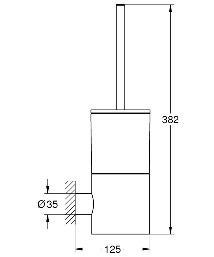 Grohe Atrio New 40314003 туалетный ершик