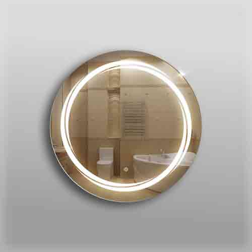 EvaGold зеркало в ванную D 60 с LED подсветкой и сенс. выкл. 3380606ск