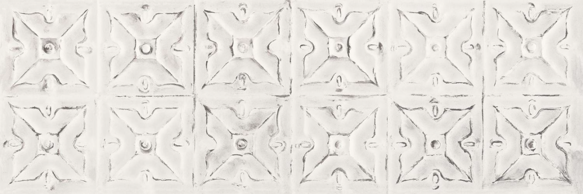 Плитка настенная 693 ROF1GY Eurotile Rebellion рельеф звезды 29,5х89,5