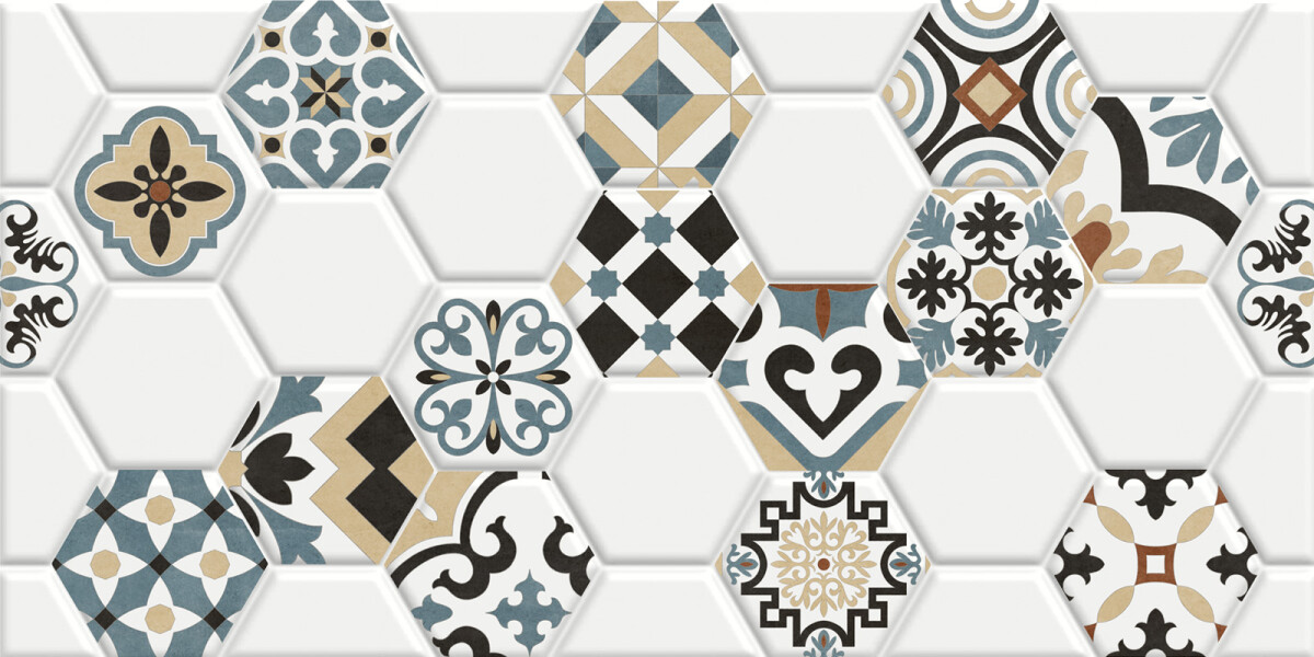 New Trend Эдельвейс Паттерн / Edelweiss Pattern Керамическая плитка настенная 300 x 600 x 9 WT36EDW55