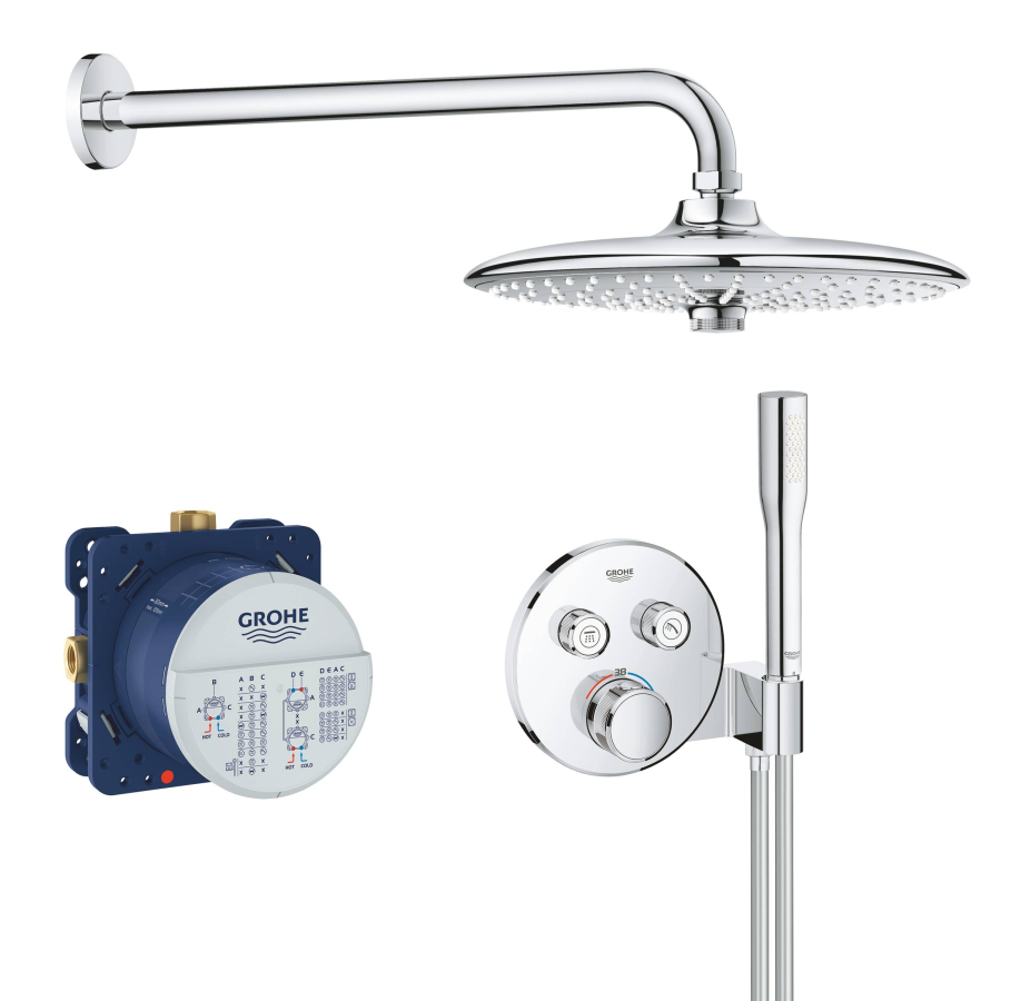 Grohe Grohtherm SmartControl душевая система 34744000