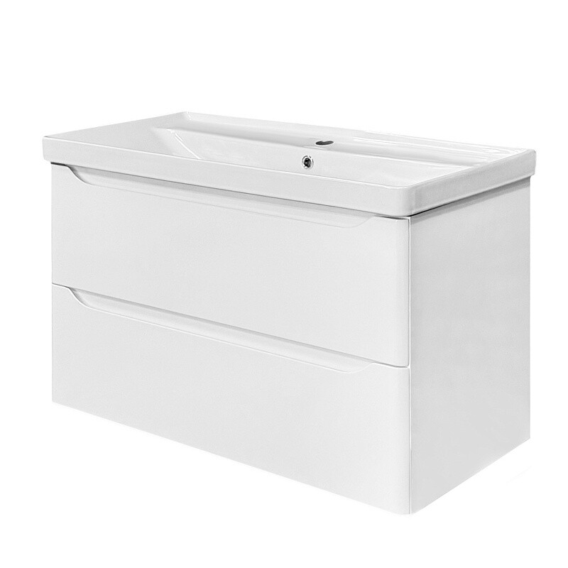Комплект Тумба Azario Лотос 90/2 подвесная с раковиной Монте 90 CS00107945