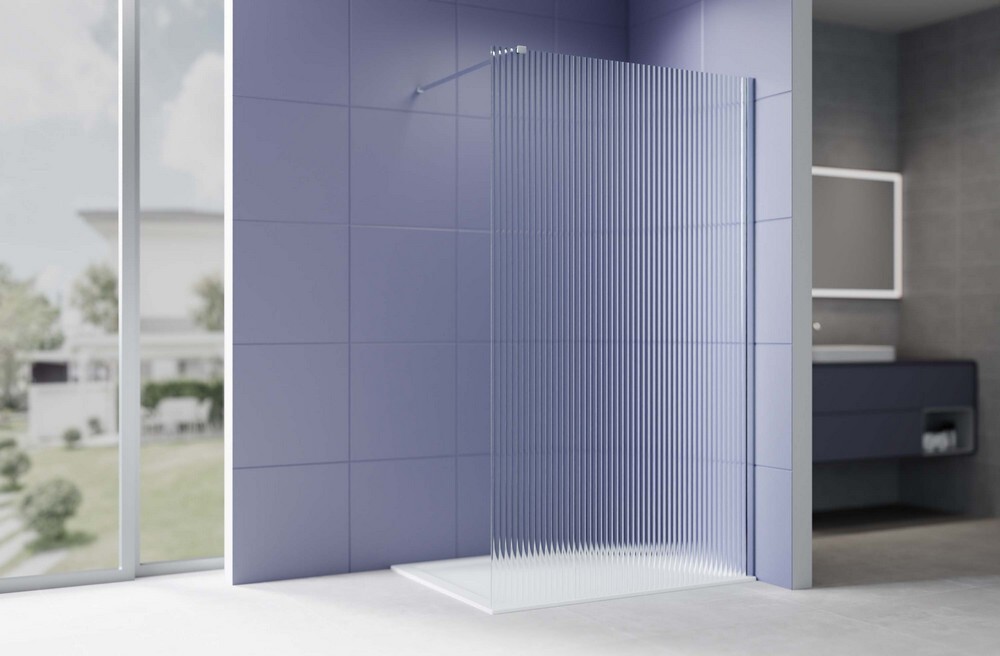 Aquatek AQ.WI.140.2CH Душевая перегородка Walk In 140см,с держателем 1200мм хром