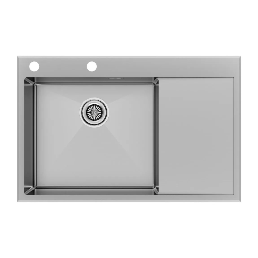 Кухонная мойка KRONER-EDGE 78F PM777851-BSL