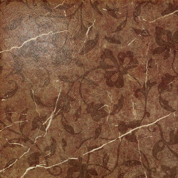 Coliseum Gres Sicilia Marrone Inserto Foglie 45x45 см вставка напольная коричневая