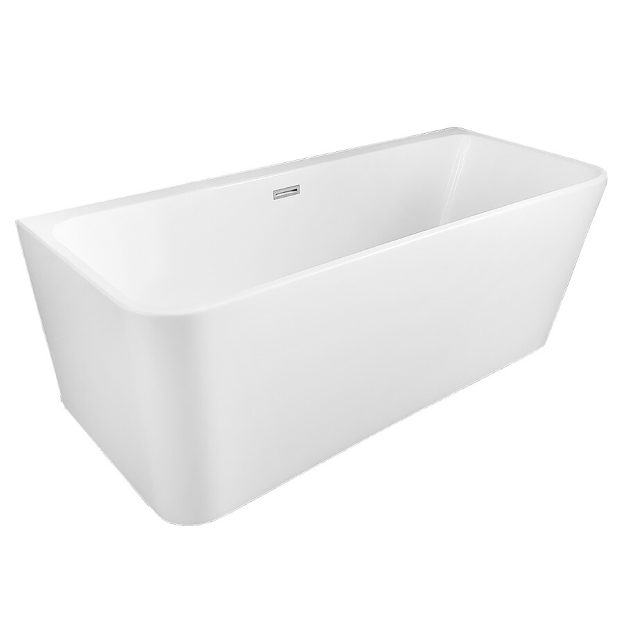 Ванна акриловая Loranto 1700х750х610 пристенная, в комплекте с сифоном и опорными ножками CS-12-170