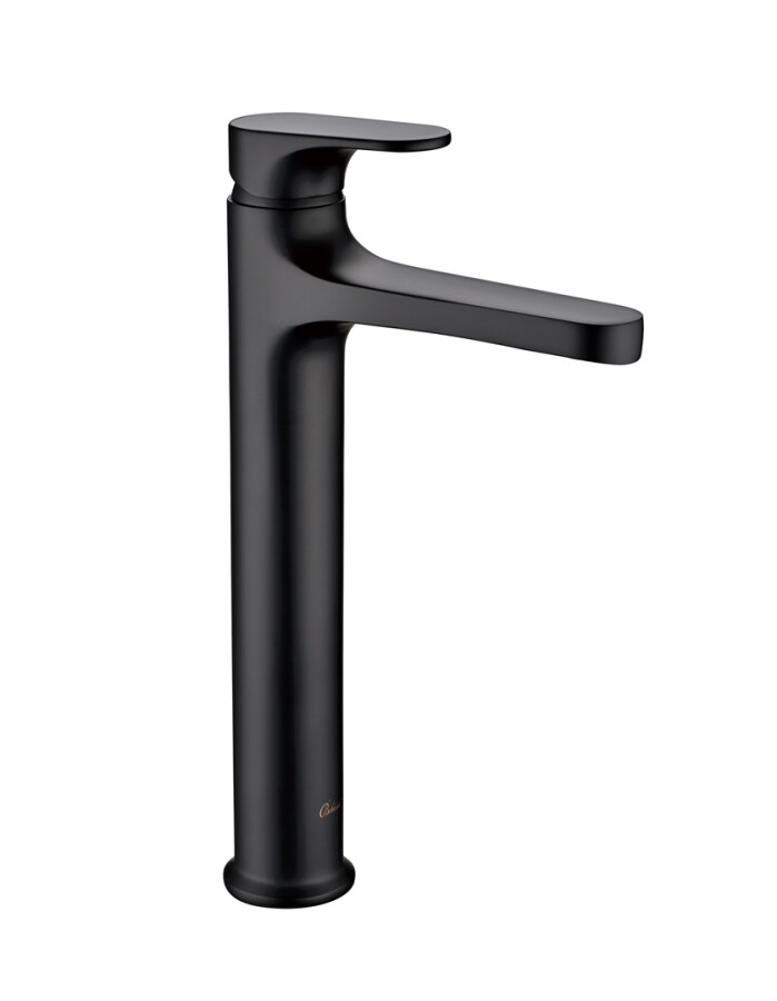 Смеситель для раковины высокий Boheme Черный матовый 452-B