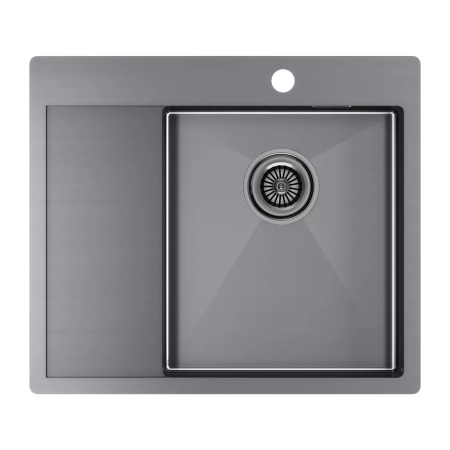 Кухонная мойка KRONER 59F PM225951-GMR