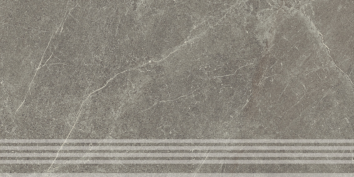 Керамический гранит Ступень Kerama Marazzi Прованс Эстерель серый матовый обрезной 30x60x0,9 KM6060G0511RGRF