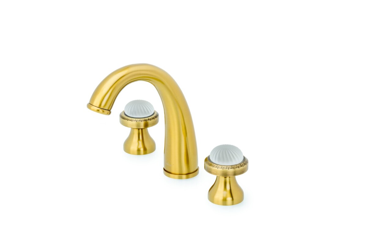 Смеситель для раковины на 3отв. Boheme Satine Бронза 317-ST