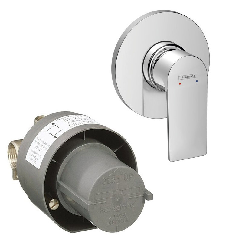 Hansgrohe 72659000S Set HG Rebris E смеситель для душа скрытого монтажа (72659000+13620180) Хром