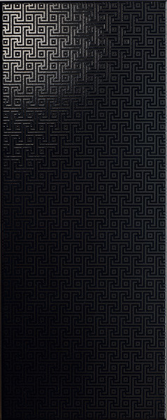 Kerama Marazzi Лацио 20х50 см плитка настенная черная матовая