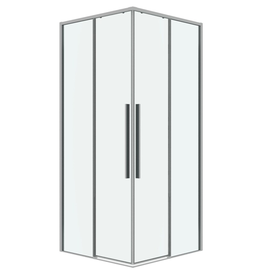 Душевое ограждение Grossman Galaxy 300.K33.01.8080.10.00 (80х80х195) квадрат,раздвижная,хром,стекло прозрачное, 1 место