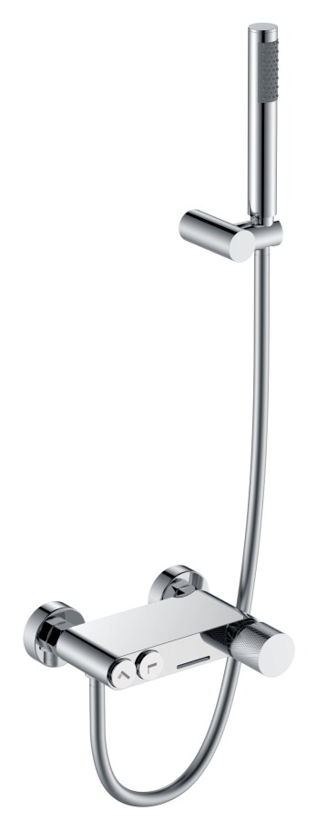 Смеситель для ванны с душевым гарнитуром Boheme Stick ручка Touch Хром 123-CRCR.2