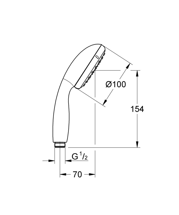 Grohe New Tempesta 27852001 ручной душ