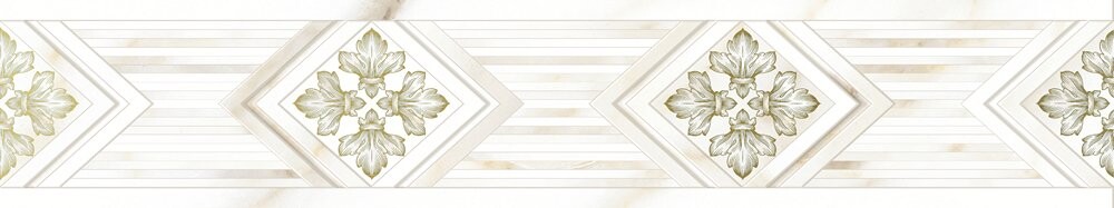 10200000102 Бордюр кер. Calacatta Gold GT _ 7,5*40 _ 1 20