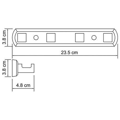 WasserKRAFT Dill K-3974 Кронштейн настенный хром