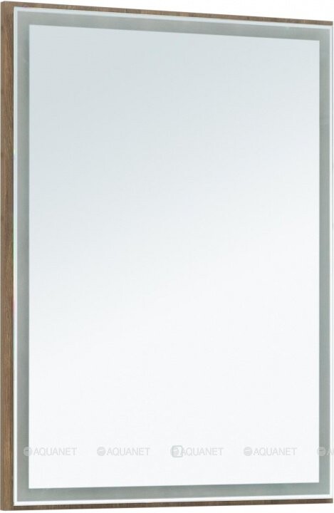Зеркальное полотно Aquanet Nova Lite 60*80 дуб рустикальный 00249510