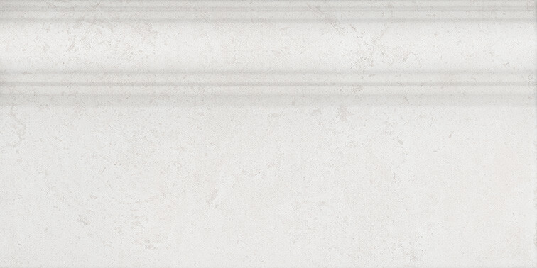 Керамическая плитка Плинтус Kerama Marazzi Прованс Гране Белый матовый обрезной 20x40x1,6 KML2FME001BR