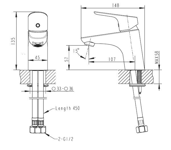 Bravat Drop F00308C Набор 3 в 1 F14898C-1 + F64898C-B + D141C