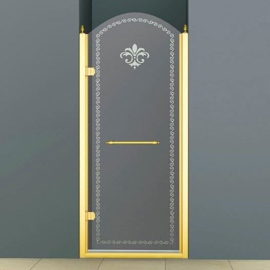 Cezares RETRO-A-B-1-90-CP-G-L душевые двери 90*216