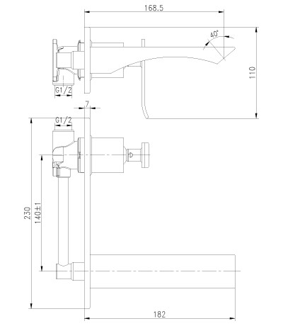 Lemark Contest LM5826CW смеситель для раковины 35 мм