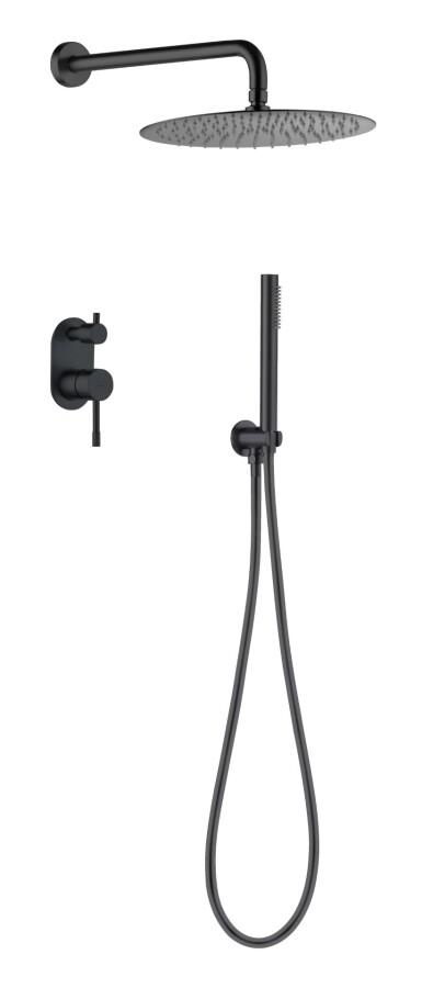 Душевая система Boheme Uno Черный матовый 464-B