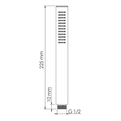 WasserKRAFT A137 ручной душ хром