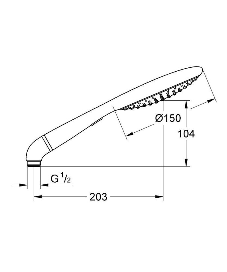 Grohe Rainshower Solo 27272000 ручной душ