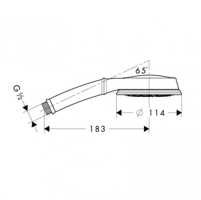 Лейка Hansgrohe Croma Classic 100 Multi 28539000