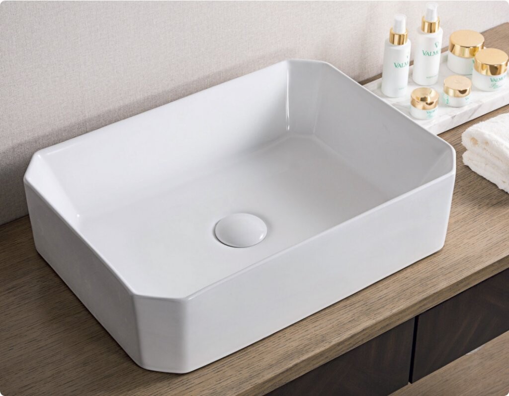 BelBagno BB1386 раковина накладная 49 см белая