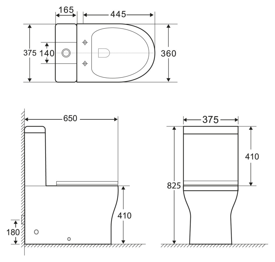 BelBagno Ancona BB1224CPR-P унитаз напольный