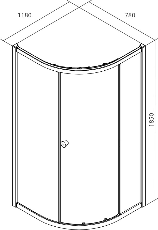 Iddis Mirro M70R128i23 душевое ограждение 120*80*185