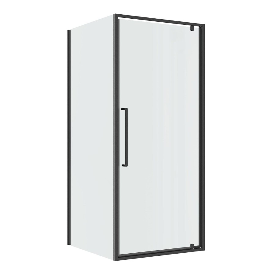 Душевое ограждение Niagara Nova NG-35-10AGR-A90GR-34 (100х90х195) прямоугольник,распашная,графит,стекло прозрачное,2 места