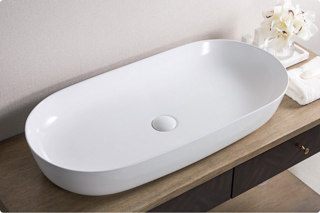 BelBagno BB1349 раковина накладная 81 см белая