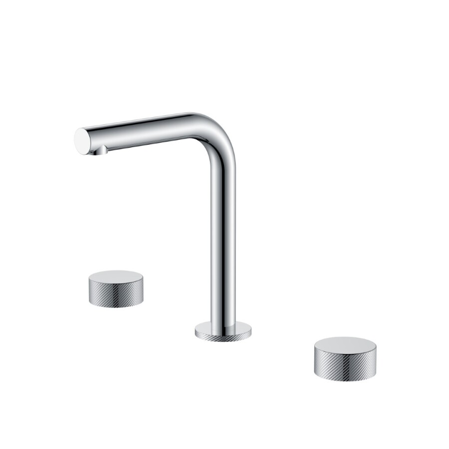 Смеситель для раковины Boheme Stick ручка Spirale на 3 отв. Chrome 152-CR.4