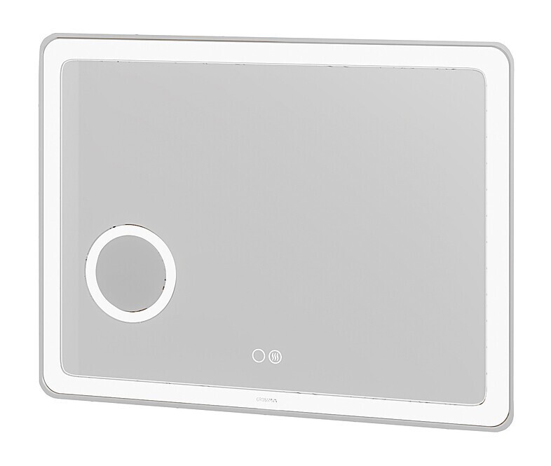 Зеркало Grossman LEO (900*800*45) LED с сенсорным выкл., подогревом и увеличительным стеклом 169080