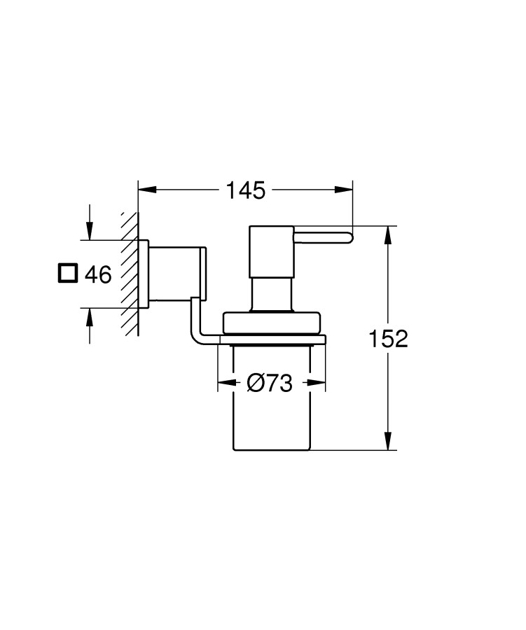 Grohe Allure 40363000 дозатор жидкого мыла