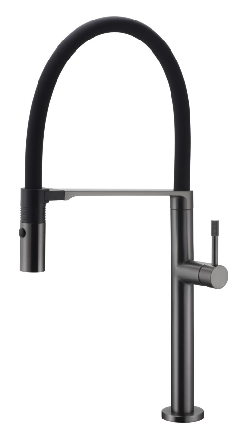 Смеситель для кухни Boheme Kitchen Uno Gun Metall 114-GM