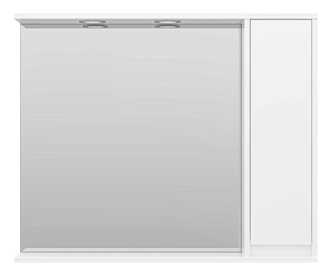Misty Алиса зеркальный шкаф 90 см правый Э-Али04090-01П