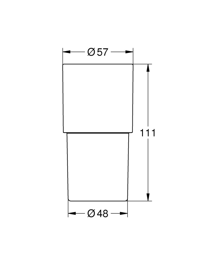 Grohe Atrio New 40254003 стакан для зубных щеток