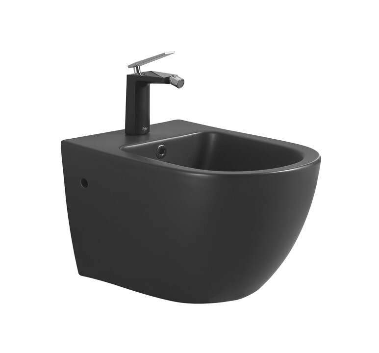 Биде подвесное Boheme Bianca Черный матовый 962