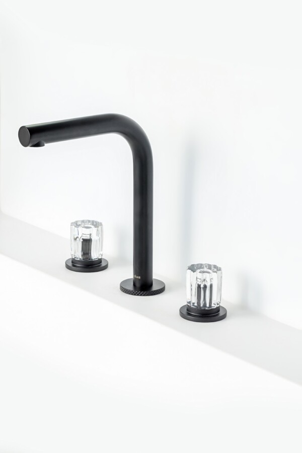 Смеситель для раковины на 3отв. Boheme Elegante Черный матовый 152-B-EL