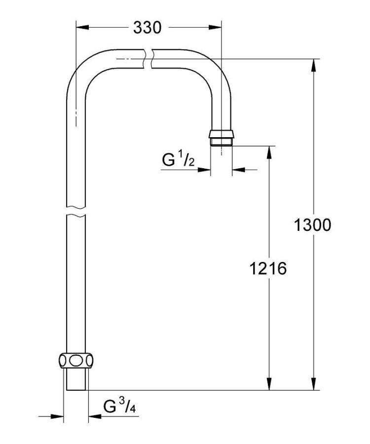 Grohe Relexa 27304000 душевой кронштейн