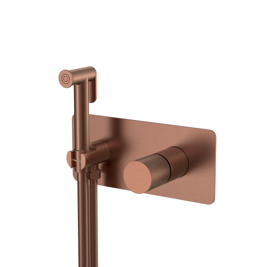 Гигиенический душ со смесителем Boheme Stick ручка Touch Brushed Bronze 127-BRB.2