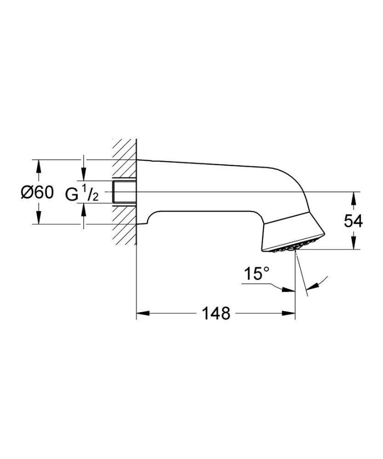 Grohe Relexa Plus 28948000 верхний душ