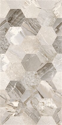 Плитка настенная 5 IT 0146 M Eurotile Istambul Grey Decor MAT 25x50