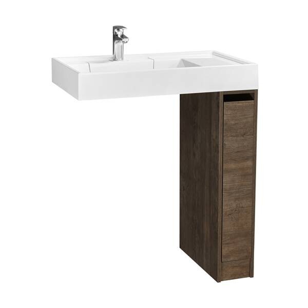 Фасад к тумбе Aquaton Лондри 20 Дуб Кантри 1A275001LHDY0